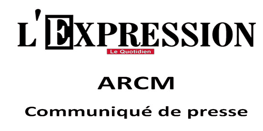 Communiqué de presse - ARCM